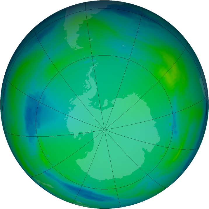 Ozone Map 1985-07-09
